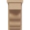 Ekena Millwork 4"W x 4"D x 8"H Wide Highland Rough Cedar Woodgrain TimberThane Corbel, Primed Tan CORUR04X04X08HLDRCPR - alternate 2
